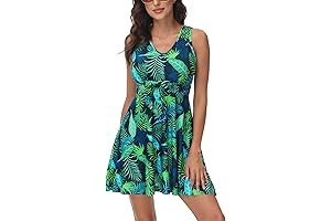 Flowy Swimdress with Cozy Boyshorts