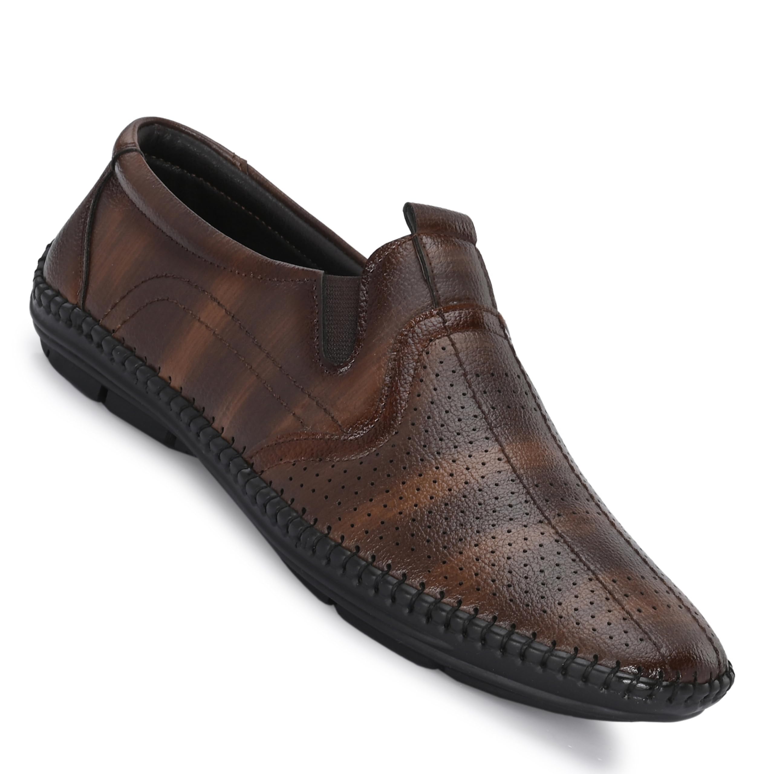 pos planet of shoes POS Black Mens 1289 Formal Shoes | Lace-Up Derby Shoes | Provide Comfort & Stylish | Perfect for Formal Wear, Business Casual, and Parties-picture-25