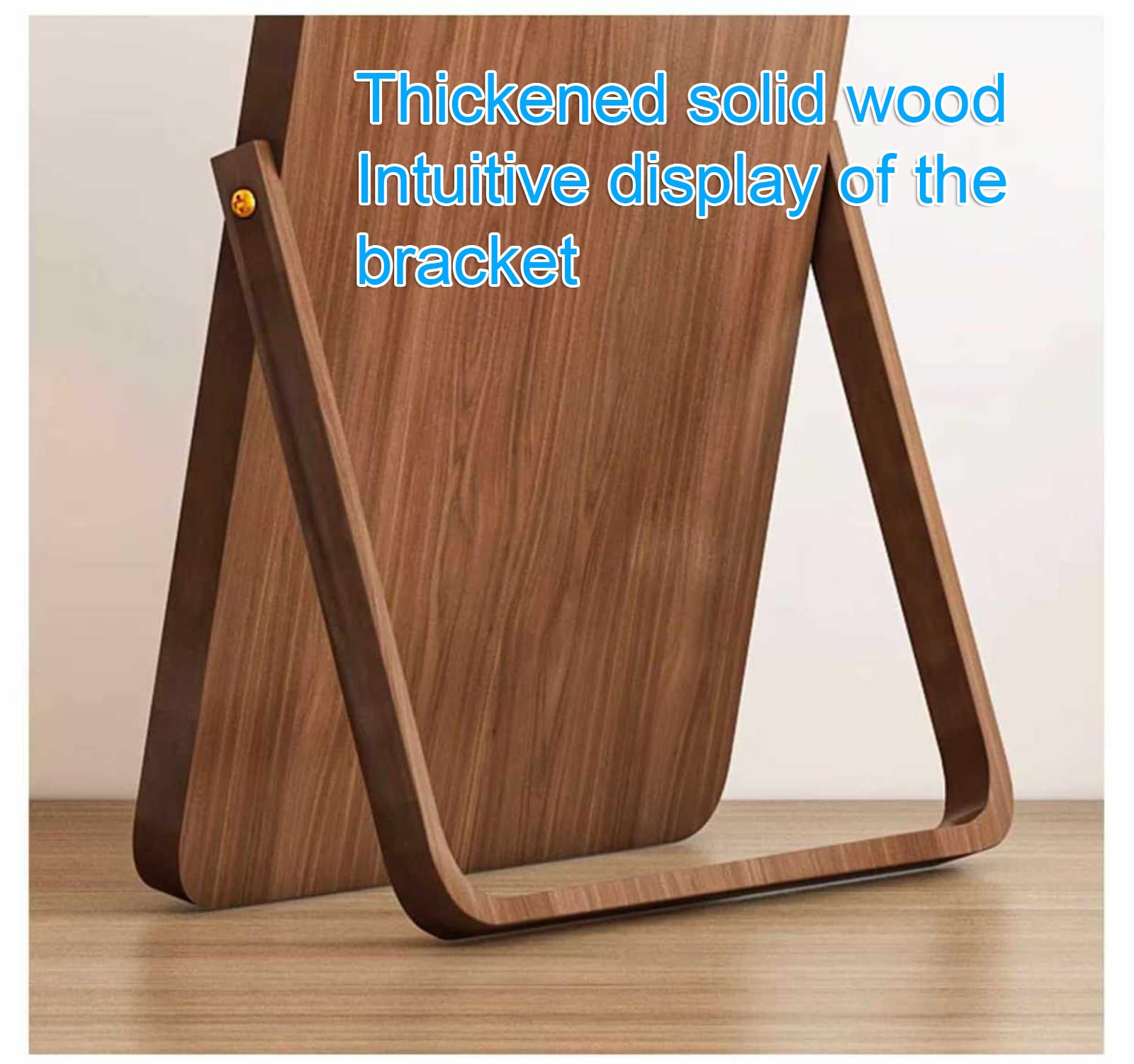 Miroirs de Maquillage de Bureau en Bois – Miroirs muraux rectangulaires pour Salon, Chambre à Coucher, Cadeaux d'anniversaire,B,22 * 31 * 2cm