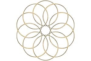 20 Pcs 4 Inch Metal Macrame Rings - Essential Accessory for Handmade Creations