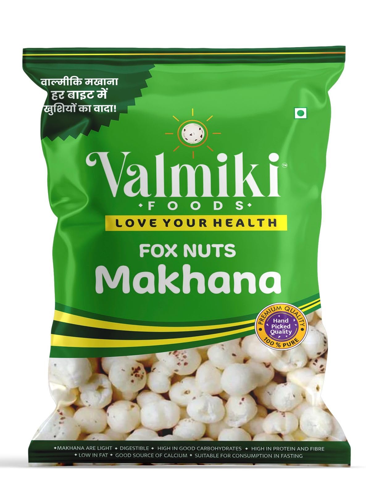 Valmiki Foods Premium Makhana, Fresh Fox Nuts, Phool Makhana, Raw Popped Lotus Seeds) - 1kg | Healthy Snack | Gluten-Free, Protein-Rich, Low-Calorie, Anti Oxidants, Non-GMO (B0D6B41C2Q) Amazon Price History, Amazon Price Tracker
