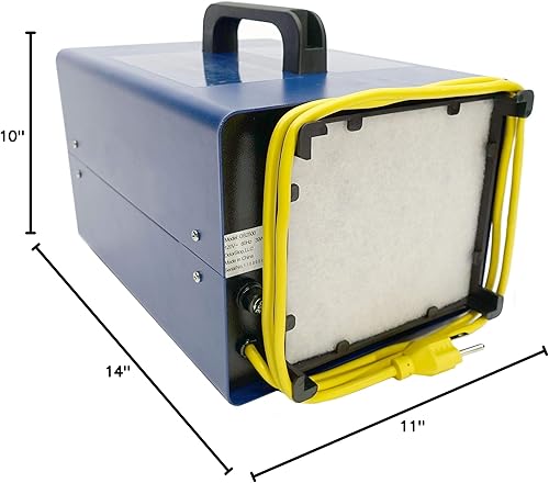 Miniatura 6 de OdorStop OS2500UV - Ionizador generador de ozono de grado profesional para áreas de 2500 pies cuadrados  para desodorizar y purificar áreas de