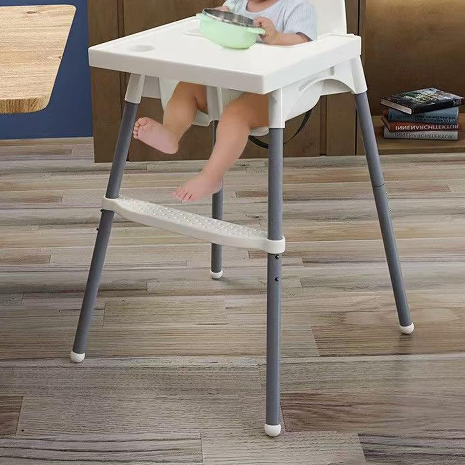 Poggiapiedi Regolabile Antiscivolo per Seggiolone Ikea Antilop