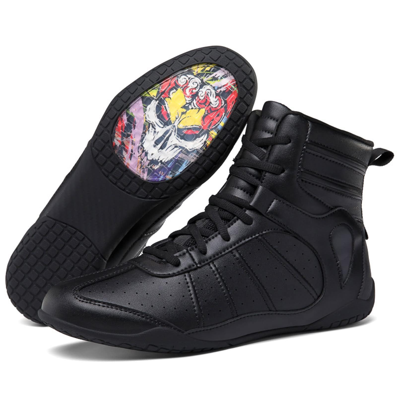 Męskie damskie buty bokserskie Buty zapaśnicze Trening fitness Buty bokserskie Obuwie dla dorosłych Dzieci Buty bokserskie Boks Sportowe buty Antypoślizgowe buty do sztuk walki treningowe,35-46 EU