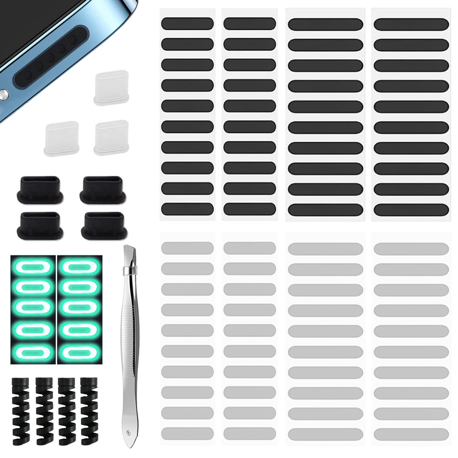 Kit Antipolvere Per IPhone - Retine E Tappi Per Altoparlanti E Fori - Foto 9
