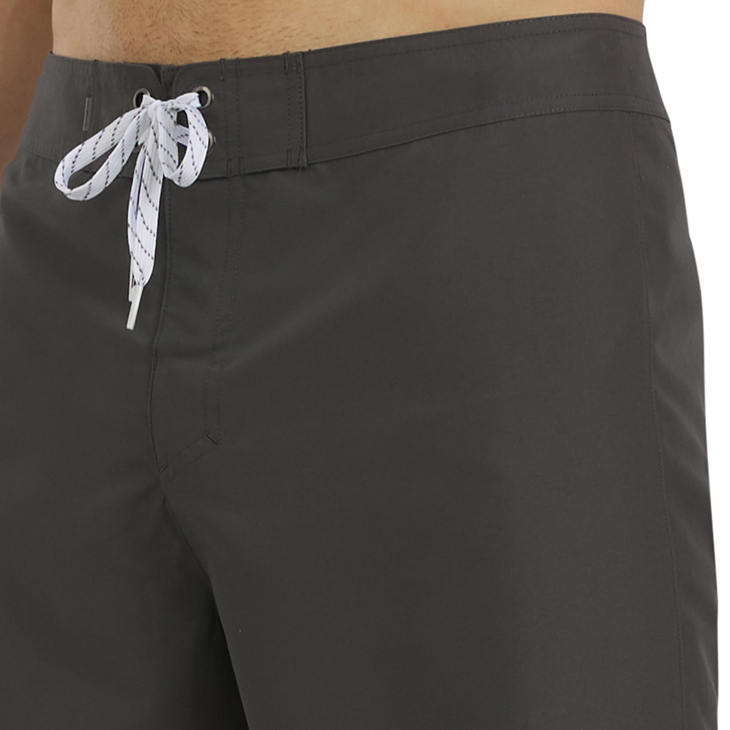 Quiksilver Swimwear Regular Fit Fixed Waist UPF 50 Quick Dry 20 inch Board Shorts Costume a Boxer, Ombra Scura, 34 Uomo