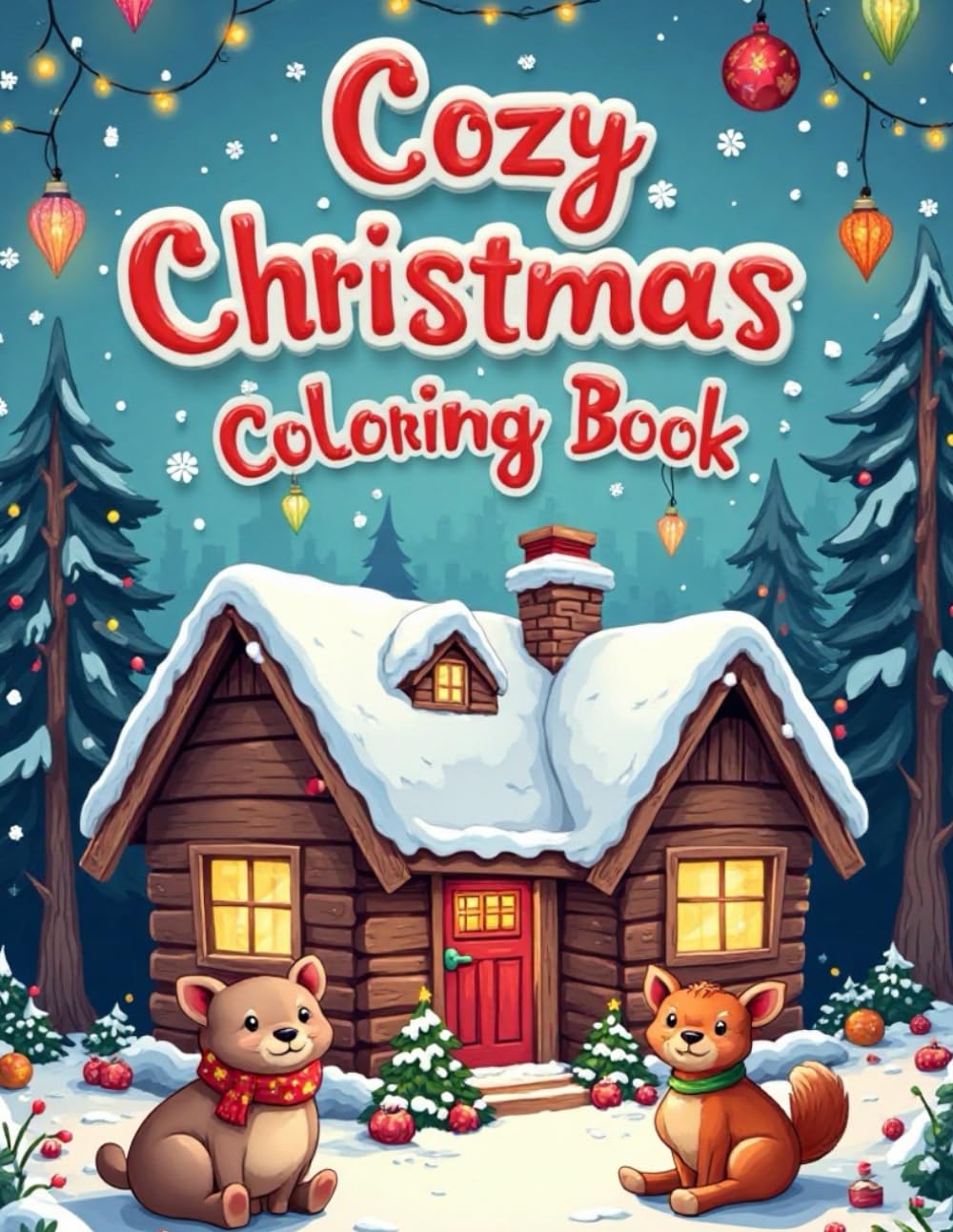 Cozy Christmas Coloring Book