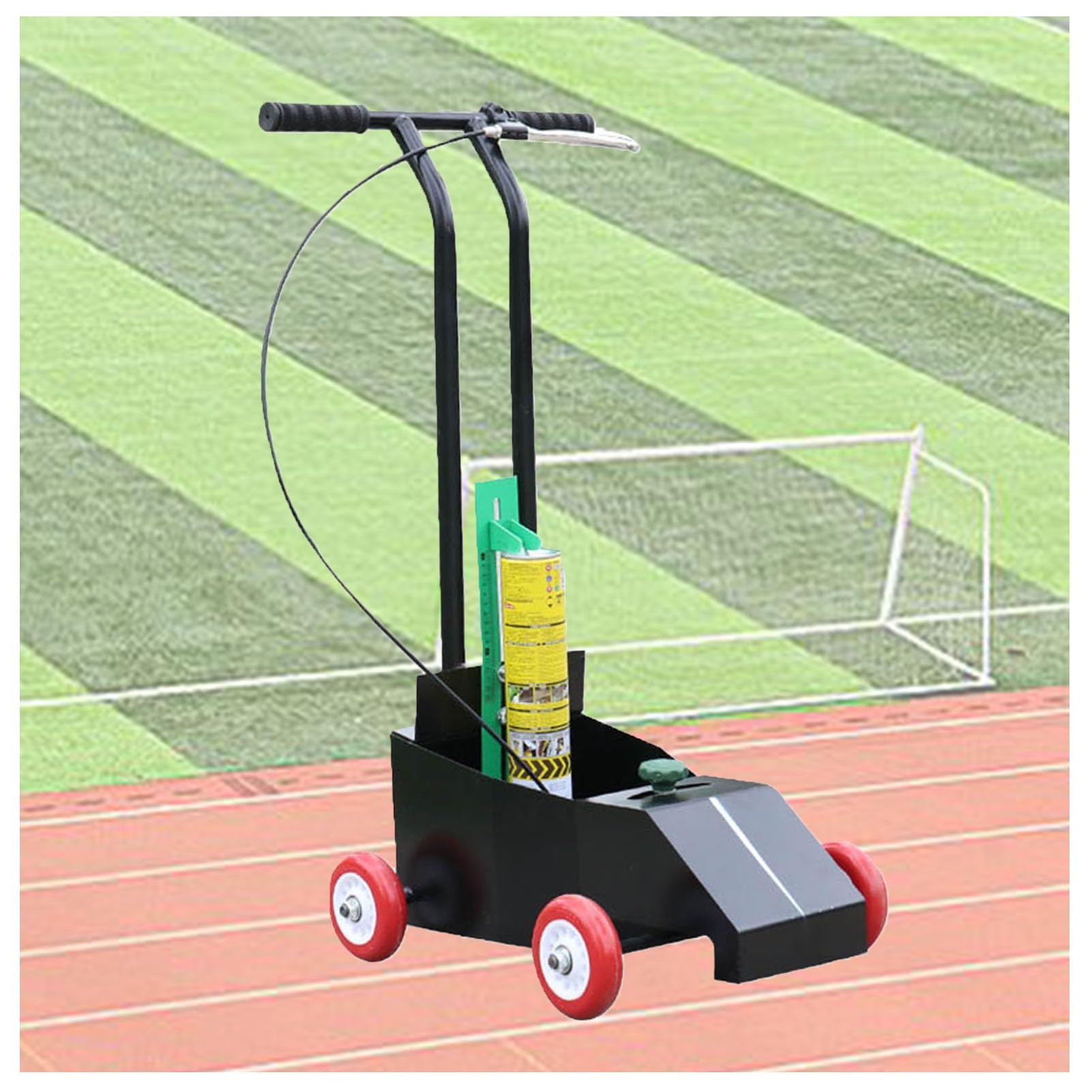 IUokLU Line Marking Machine,Sports Pitches Court Marking,Wheel Transfer Line Marking Machine,Marking Tools,for Schools Sports Surfaces Industrial Marking