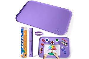 Play-Doh Play Mat - Silicone Art Mats for Kids, Waterproof and Mess-Free