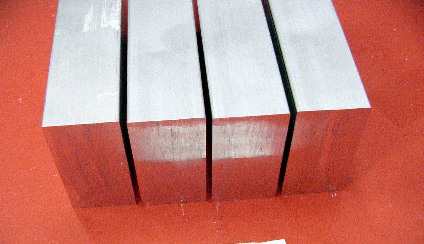 4 Pieces 11/2" X 3" Aluminum 6061 Flat Bar HighStrength