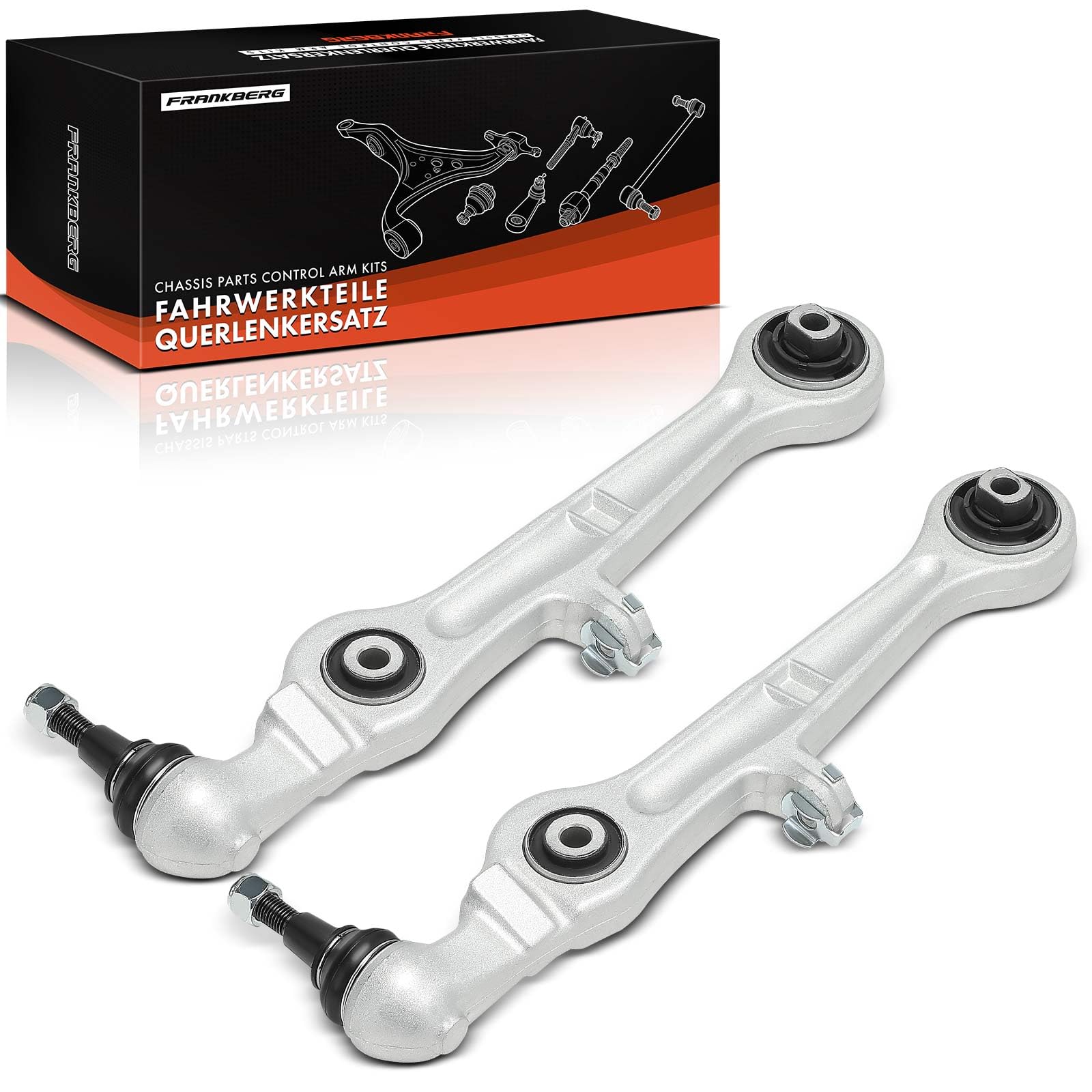 Frankberg 2x Querlenker Vorne Unten Kompatibel mit A4 800 A4 Avant 800000 A4 Avant 8ED Exeo ST 3R5 A4 Cabriolet 8H7 A4 8EC A4 Cabriolet 8HE Exeo 3R2 Replace# 8E0407151R