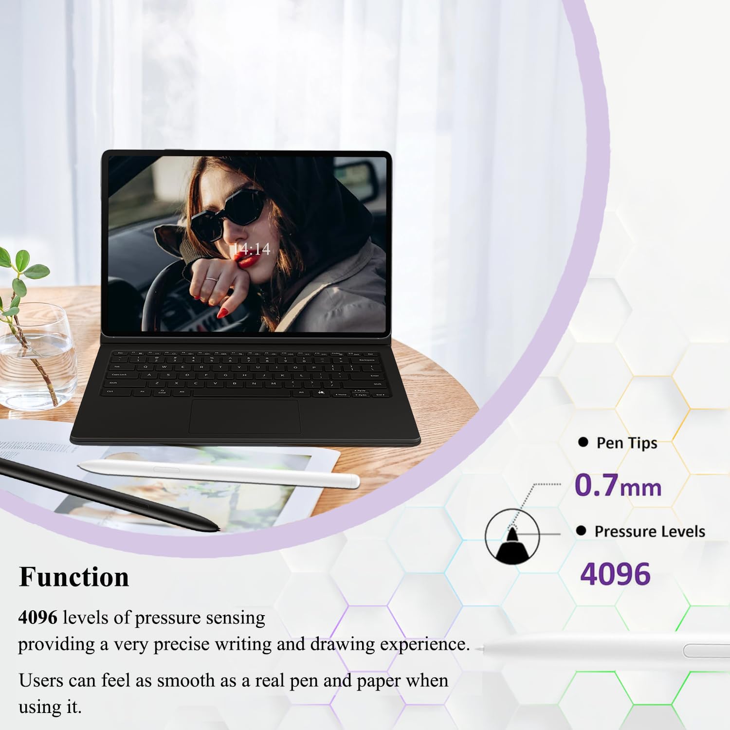 Penna di ricambio per Samsung Galaxy Tab S10 FE S per Samsung Galaxy Tab S10 FE/ S10 FE+/ S10 FE Plus Stylus compatibile con Samsung Galaxy Tab S10 FE/ S10 FE+/ S10 FE Plus con punte/pennini inclusi