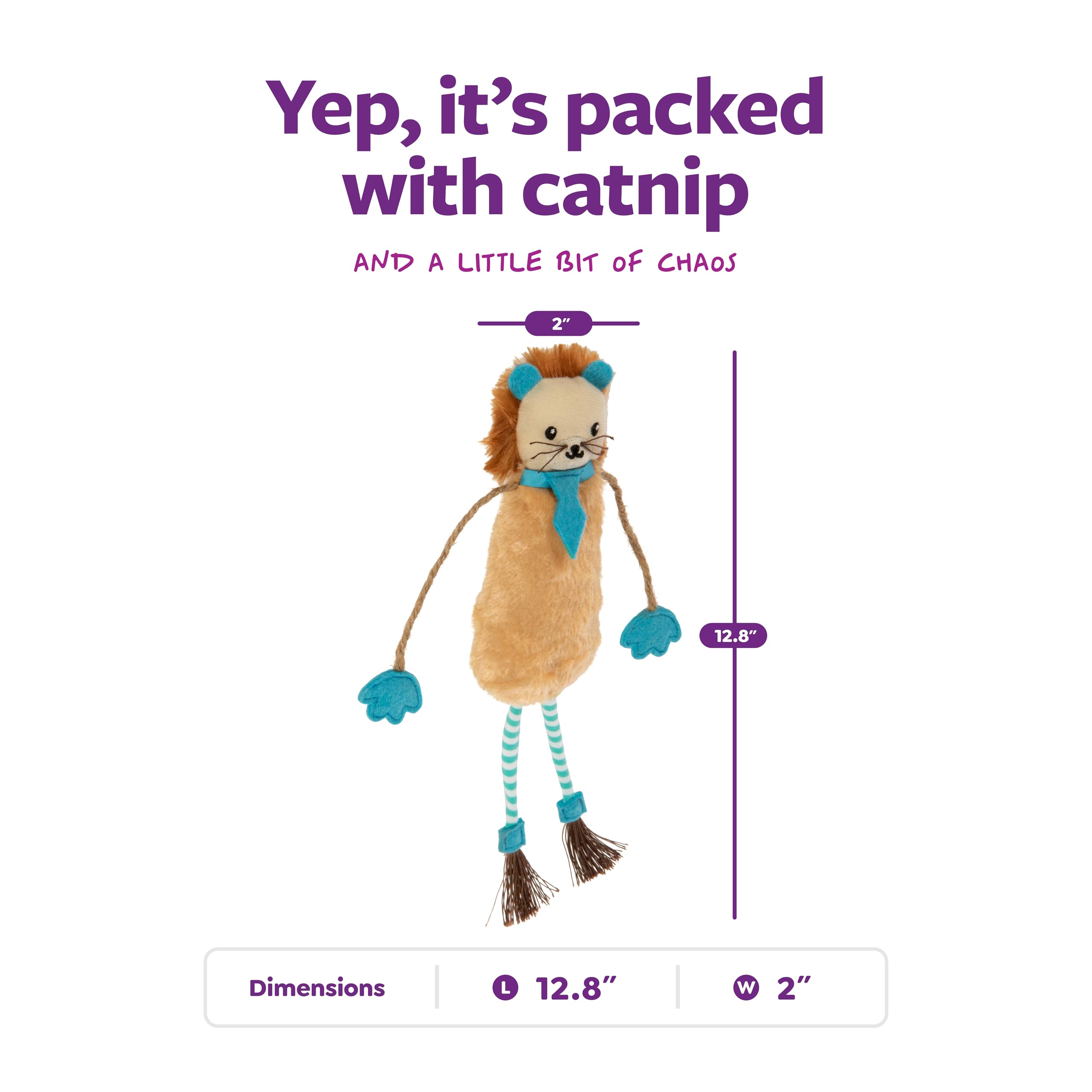 Amazon.com : SmartyKat Loopy Lion Door Hanging Breakaway Kicker