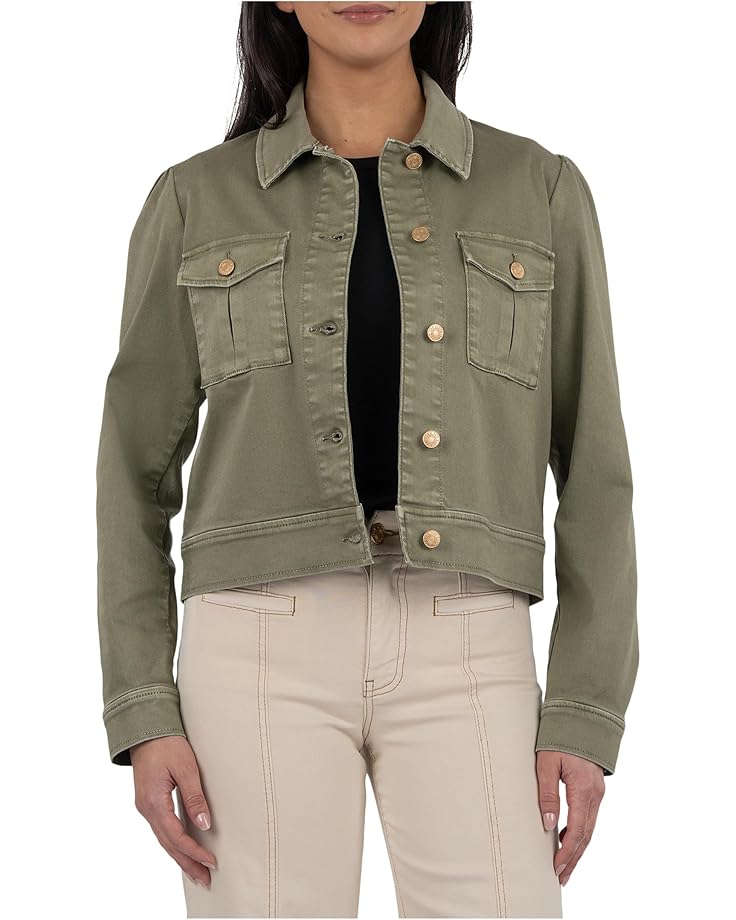 KUT from the Kloth Jocelyn Trucker Jacket With Pockets - Main View