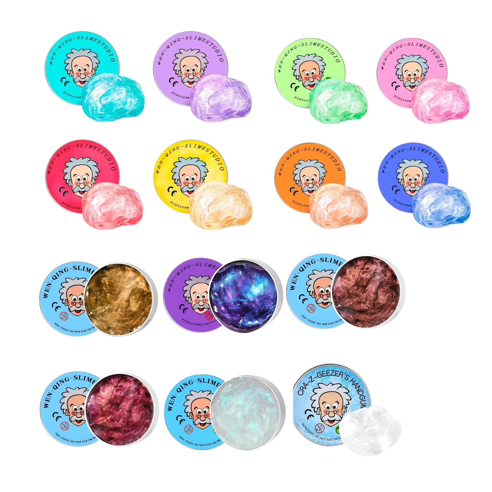 Amazon | [starrycoo]ハンドガムスライム【正規品】ハンドガムクリア