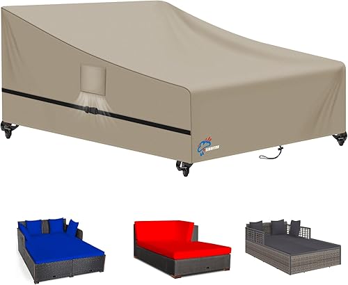 Miniatura 26 de SIRUITON Funda para sofá de 2 asientos, sofá biplaza, 51 pulgadas de ancho x 27 pulgadas de profundidad x 35 pulgadas de alto, funda impermeable