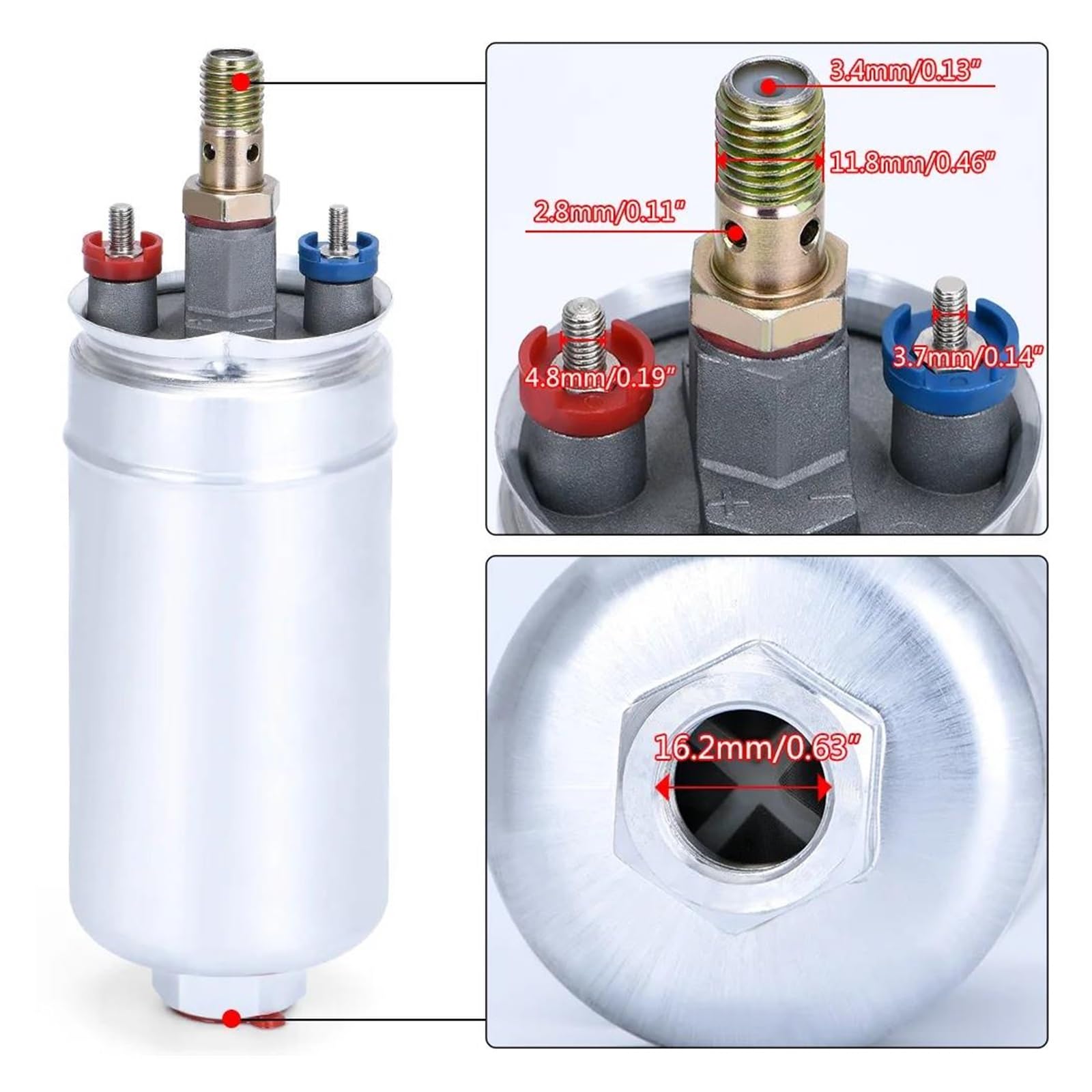 Pompa Carburante Esterna Pompa Carburante Esterna 044 0580 254 Poulor 300 Lph Fornita Con Pacchetto PQY VR-FPB044