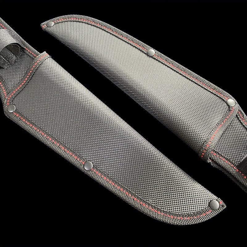 2PCS Knife Sheaths with Belt Loop and Snap Closure, Handmade Nylon Protective Scabbards Fit for Outdoor Camping