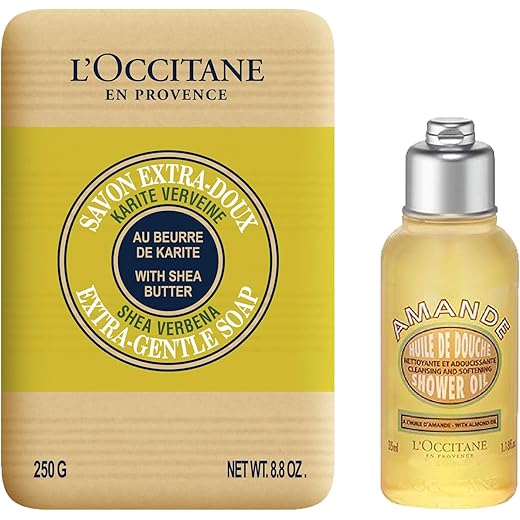 LOccitane Shea Butter Soap + Almond Shower Oil