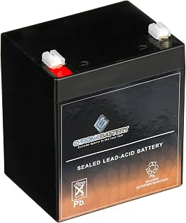 CB CHROMEBATTERY 12V 4.0Ah SLA Battery – F1 Spade Terminal – Deep Cycle Design Rechargeable Backup for Alarms, Scooters, Toys, Emergency Lights & More – Sealed Lead Acid Power