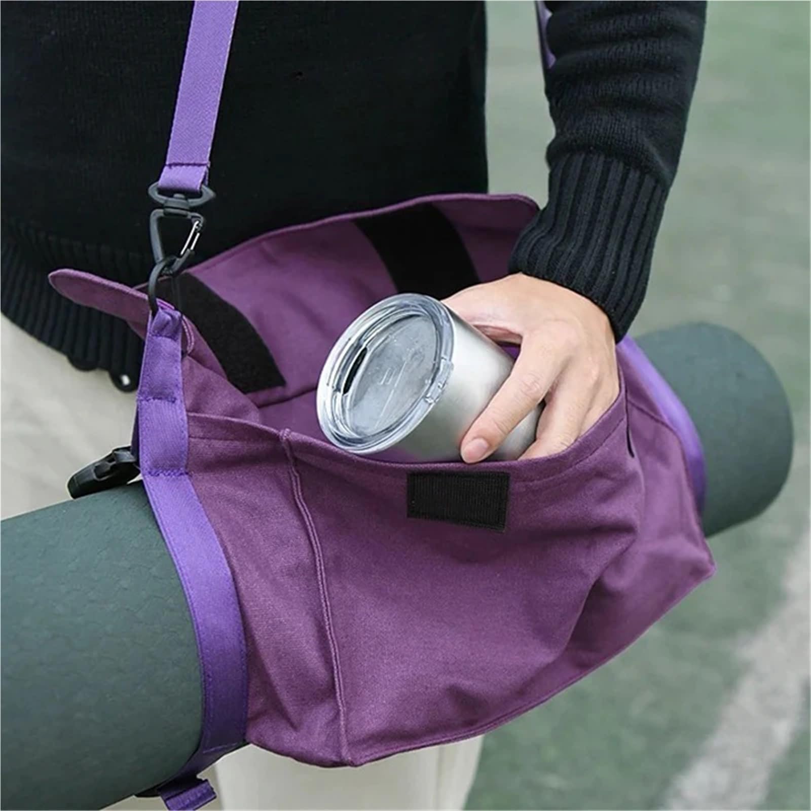 Torba na matę do jogi, Compact Foldable Storage Case for Pilates Fitness Travel