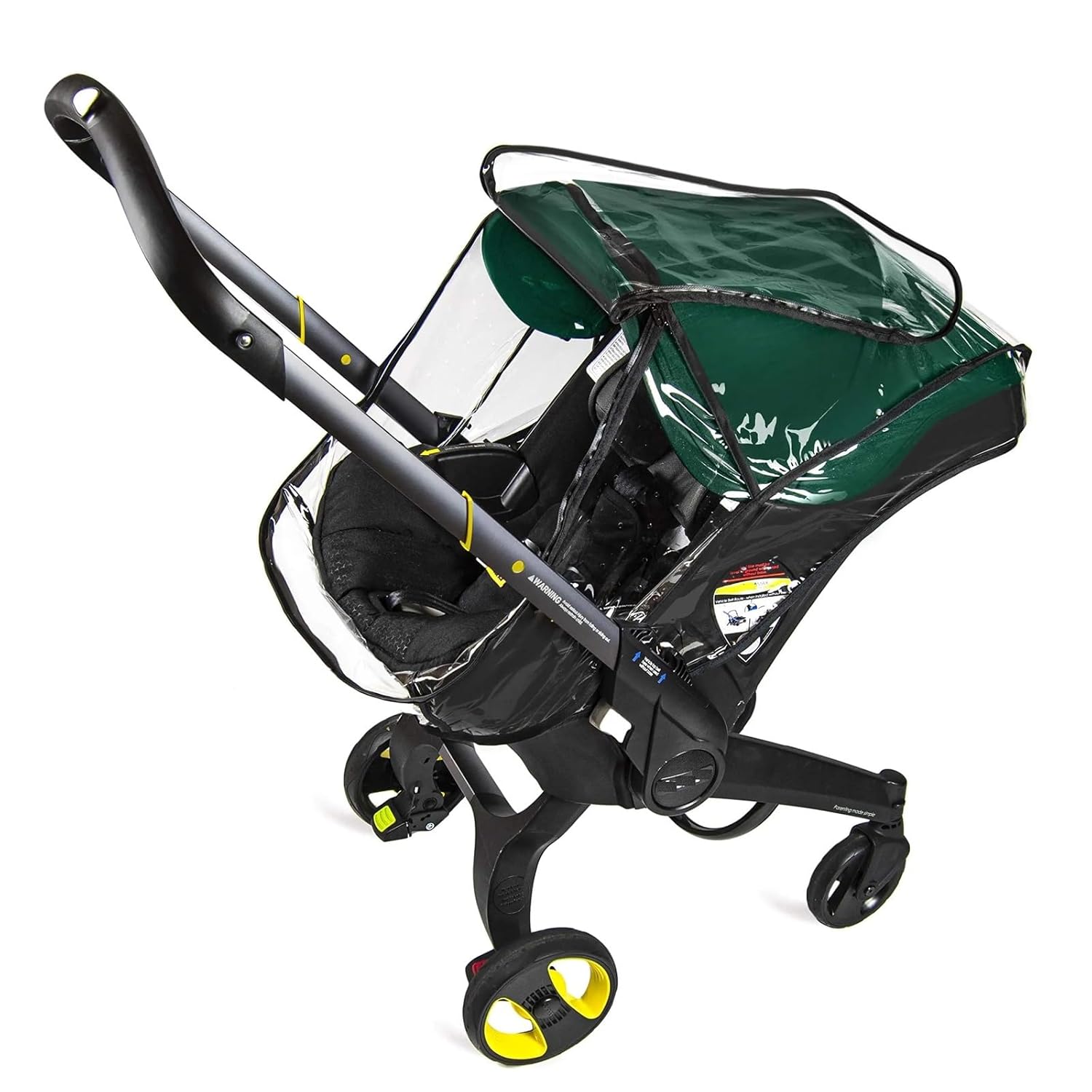 Rain Cover Thickened Transparent PVC HD Vision Stroller Raincoat for DOONA Baby Stroller 3 in 1 Baby Travel Accessories