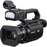 Panasonic AG-CX18EH 4K 60p Professional Camcorder with 25mm Wide-Angle Lens, 24x Zoom, 3G-SDI, XLR, 5-Axis Hybrid OIS, LED Light, Wi-Fi, USB PD, Black - 1