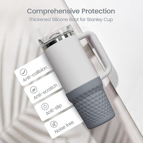 Miniatura 2 de Botas de silicona para Stanley, protector inferior de copa, accesorios para Stanley Quencher H2.0 FlowState Tumbler 40oz  Adventure Quencher Tumbler