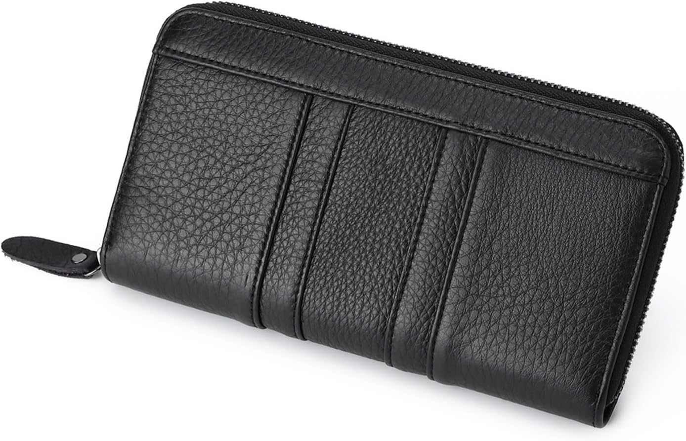 Men's Wallet Brush Layer Long Bag Multi-slot Card Mobile Phone Hold(D)