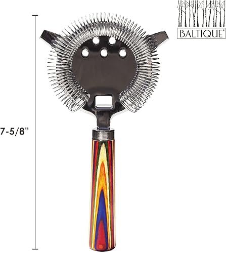 Miniatura 7 de Baltique Marrakesh Collection Hawthorne - Colador de cóctel de acero inoxidable