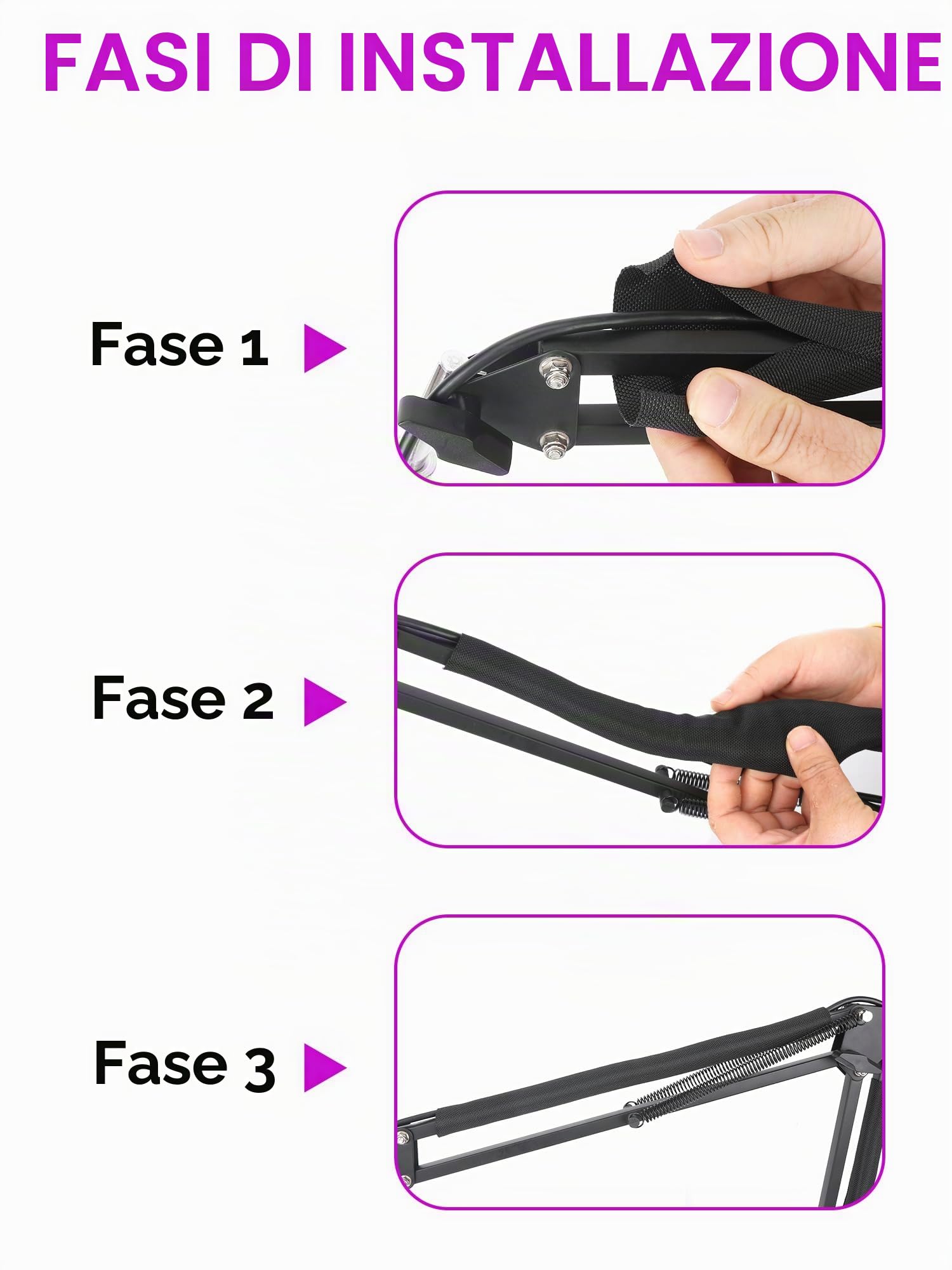 Rode NT-USB - Braccio per microfono, compatibile con NT USB+/Mini/XCM-50, braccio braccio con manicotto per cavo YOUSHARES