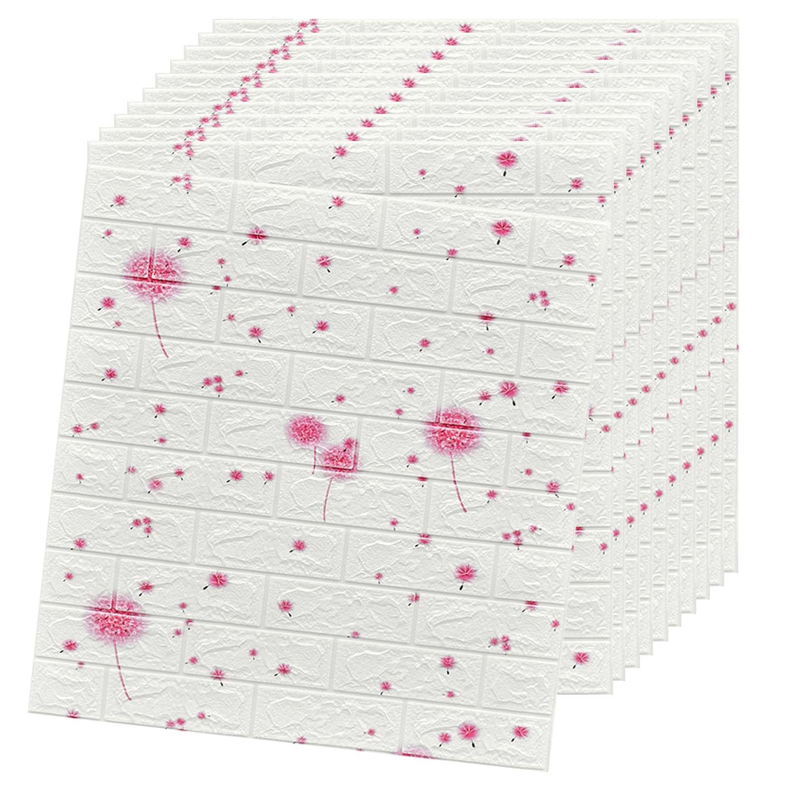 Panneaux muraux 3D brique pour rénover un mur abîmé sans travaux avec mousse acoustique