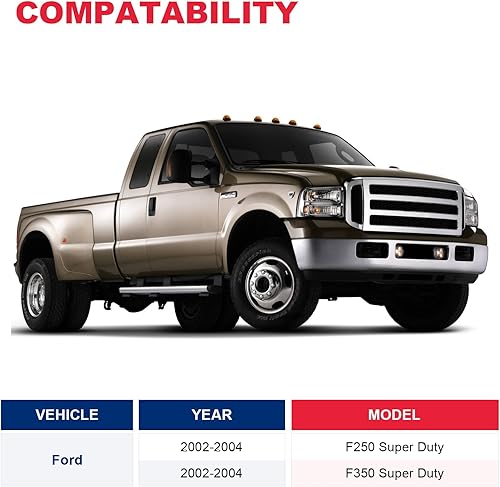 Miniatura 3 de Enchufe de arnés de cableado de remolque de remolque de 4 y 7 pines para Ford F250 F350 2002-2004 Super Duty Reemplazo # 2C3Z-13A576-DA Conjunto de