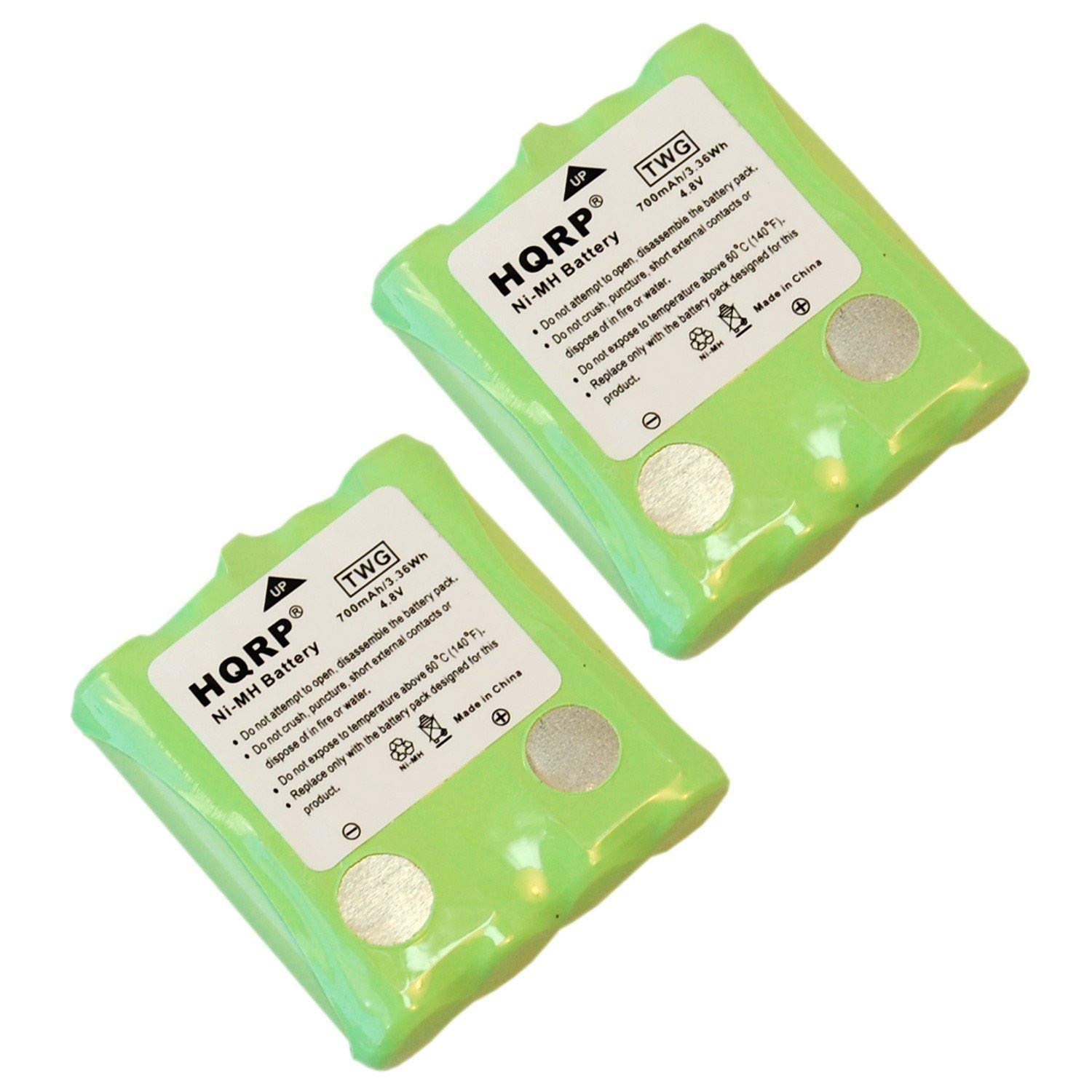 Buy HQRP Two Batteries for Cobra MT525, MT700, MT725, MT900, MT950 ...