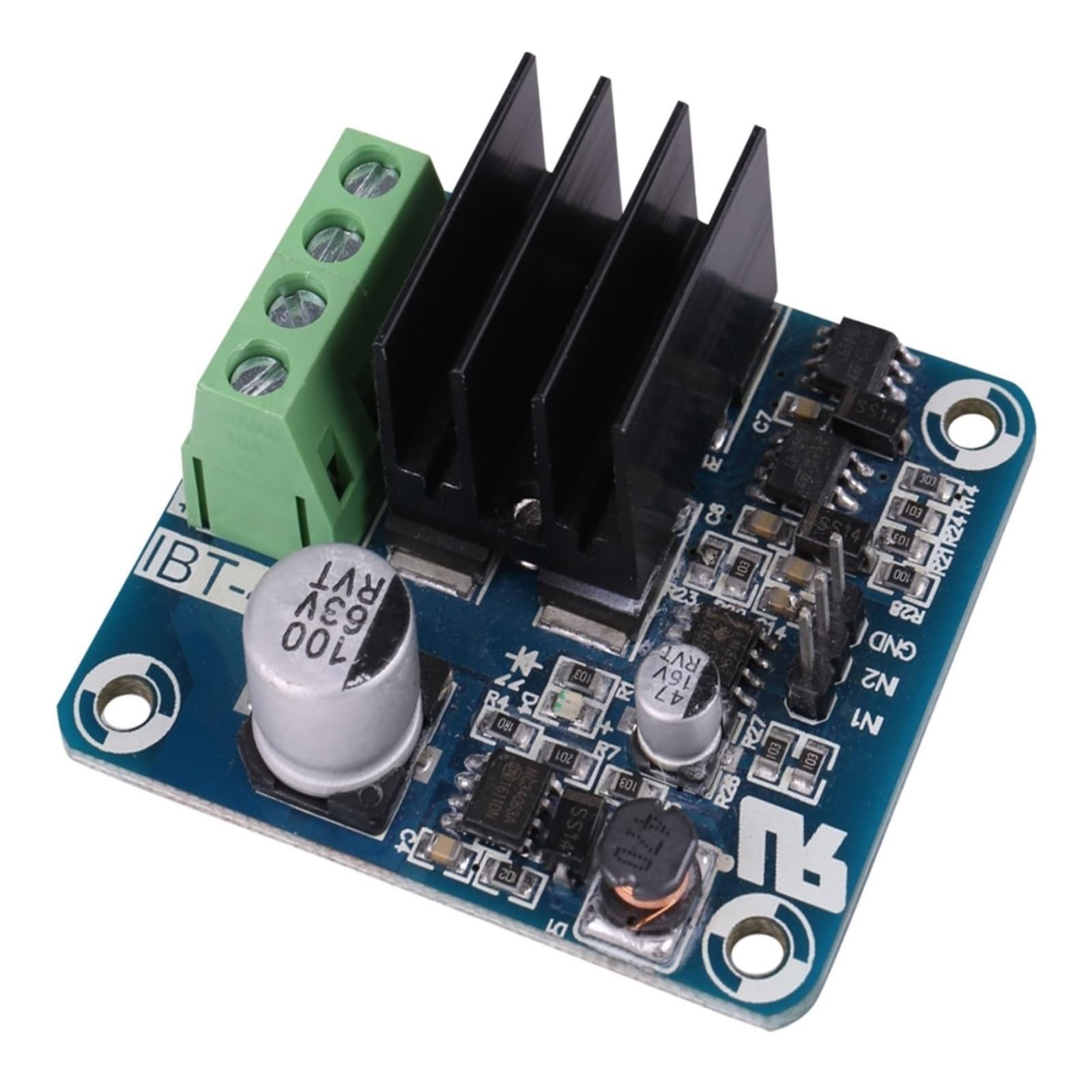 Módulo de accionamiento de puente H Controlador de motor de alta corriente de 50 A for rotación hacia adelante y atrás con aislamiento PWM Compatible con fuente de alimentación de 3,3 V a 12 V