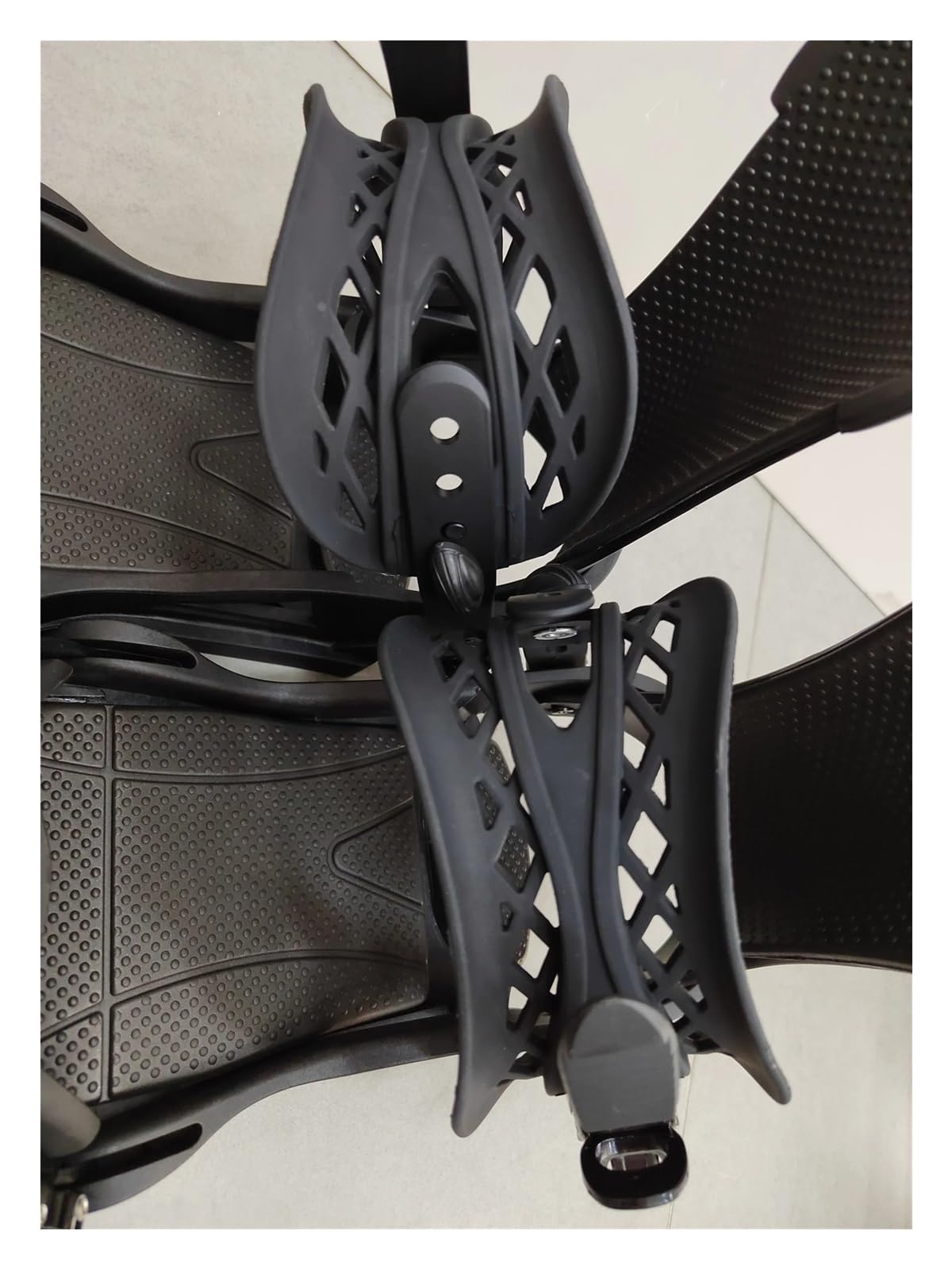 Clip Metalliche per Legami per Snowboard, Attacchi da Snowboard Uomo in Bianco e Nero, Taglie Multiple