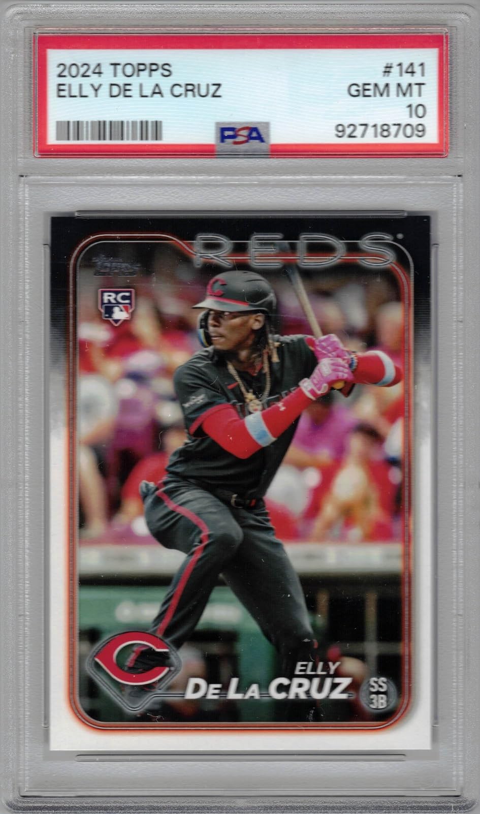Amazon.com: 2024 Topps Baseball #141 Elly de la Cruz Rookie Card