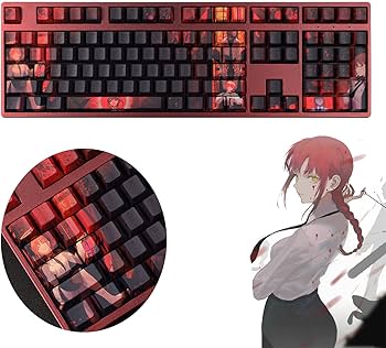 Wooting60 キーボード（JIS配列）｜マキマ花柄キーキャップ Amazon.co