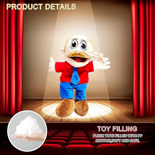 Miniatura 2 de Nenzhu Marionetas de mano con boca móvil para niños de 12 años en adelante, marionetas de felpa de 14.56 pulgadas títeres para niños y adultos,