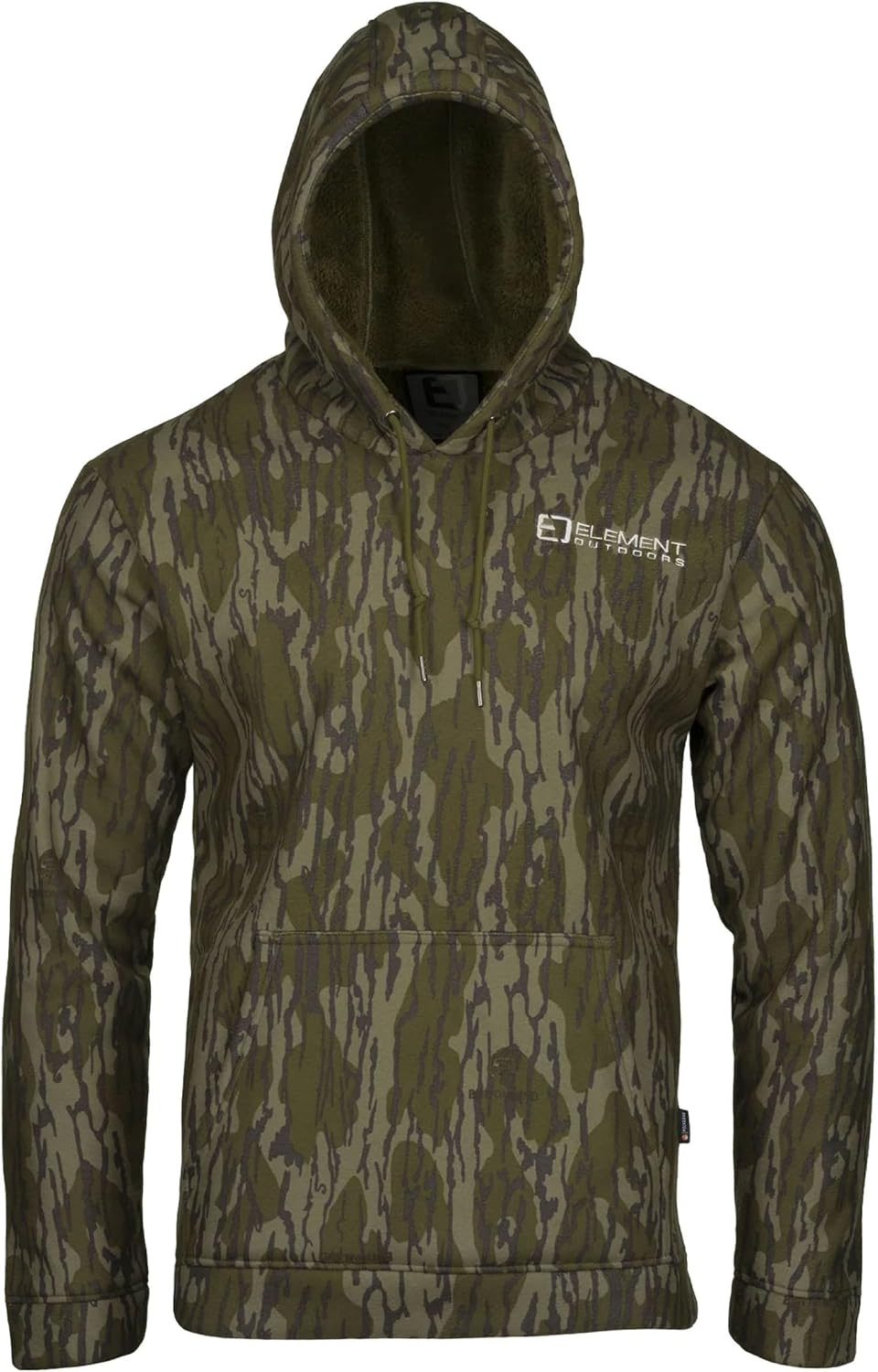 ELEMENT OUTDOORS Mountaineer Midweight Hoodie, Durable Fleece-Lined Softshell, Wind- & Water-Resistant Hunting Hoodie