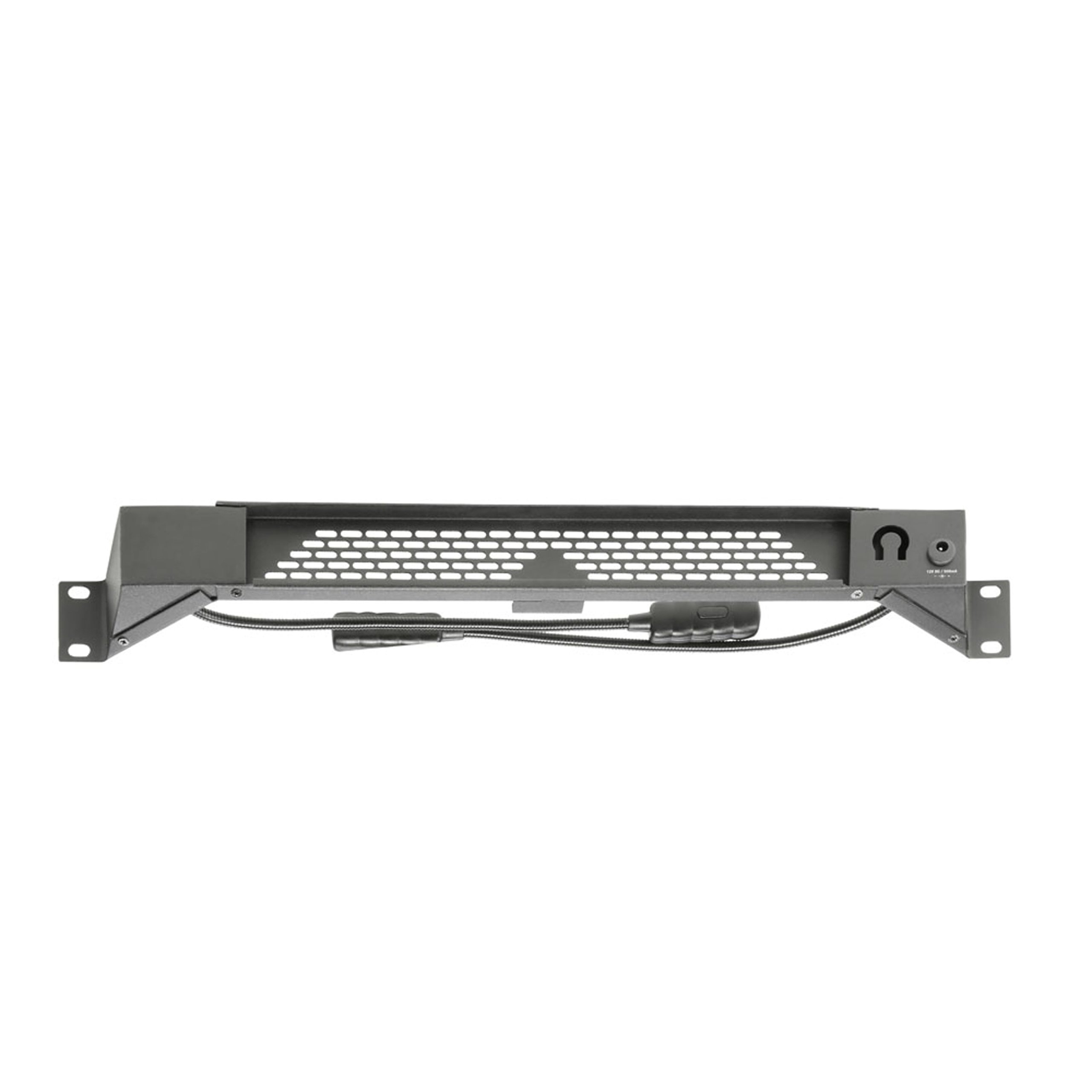 Adam Hall 19" Parts 87463 ULTRA - Luce rack a LED COB bianco freddo con due colli di cigno