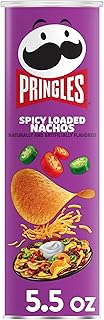 Potato Crisps Chips, Lunch Snacks, On-the-Go Snacks, Spicy Loaded Nachos, 5.5oz Can