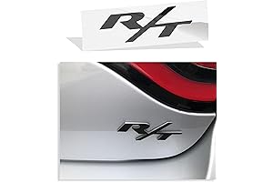 Reflective Concepts R/T Trunk Emblem Badge Decals for Charger 2006-2023 with Flat Black Finish