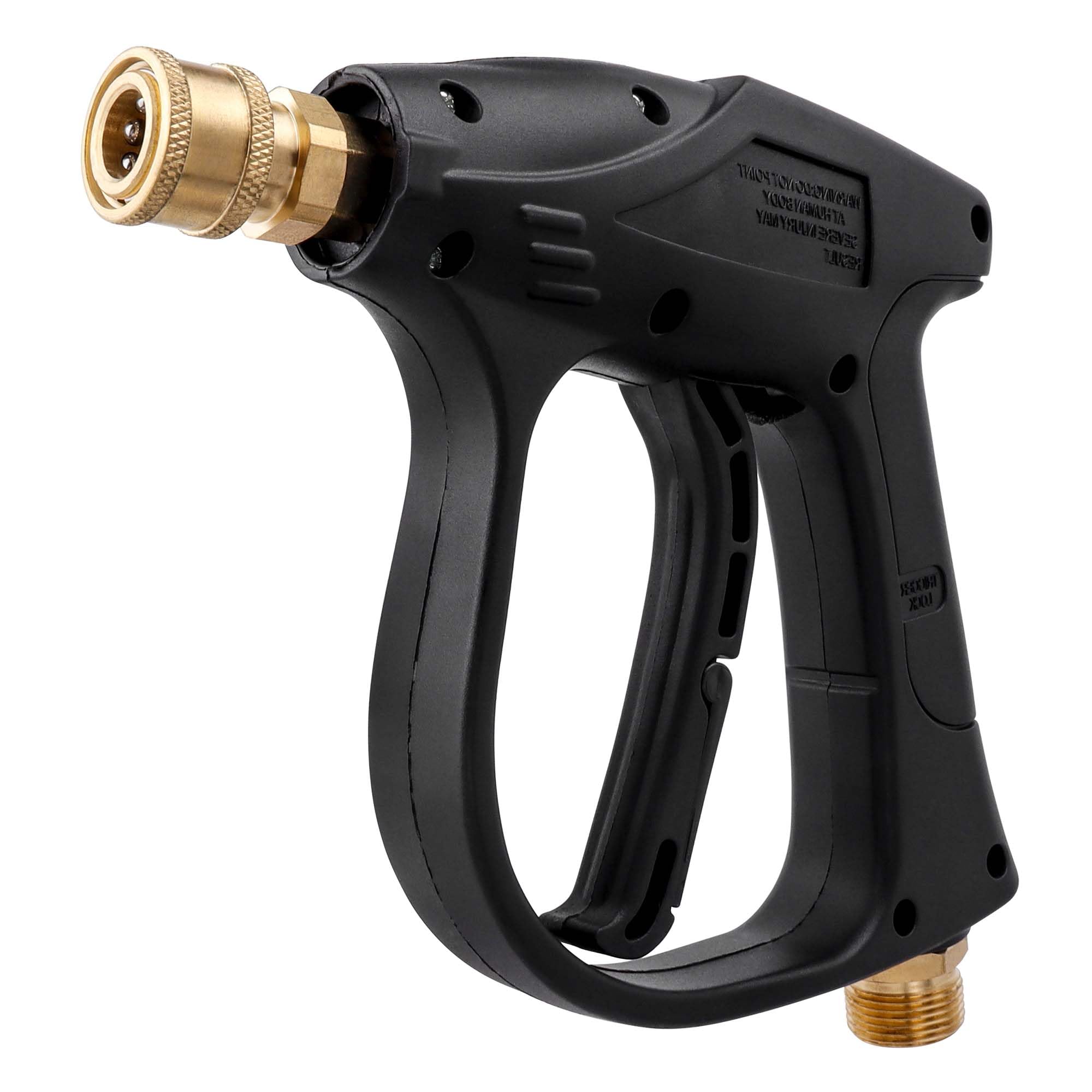 Yakamoz Short Pressure Washer Gun - 4350PSI High Power Spray Gun with M22-14mm Connector & 1/4’’ Quick Connect for Foam Cannon Car Wash-image-35