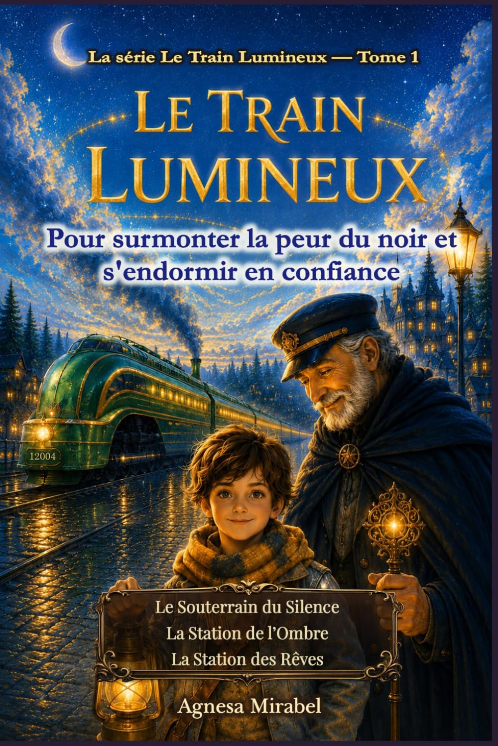 Le Train Lumineux: Une histoire du soir apaisante pour aider les enfants a surmonter la peur du noir, calmer leurs inquiétudes du coucher et s'endormis en se sentant en sécurité