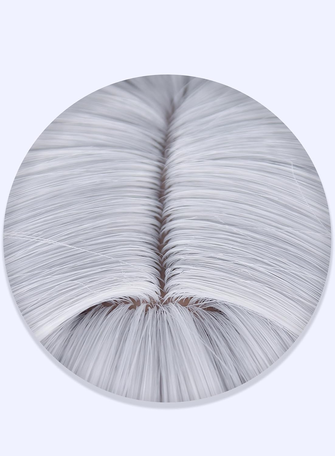 OSIAS White Long Double Ponytail Synthetic Wig for Frieren Cosplay - Image 5