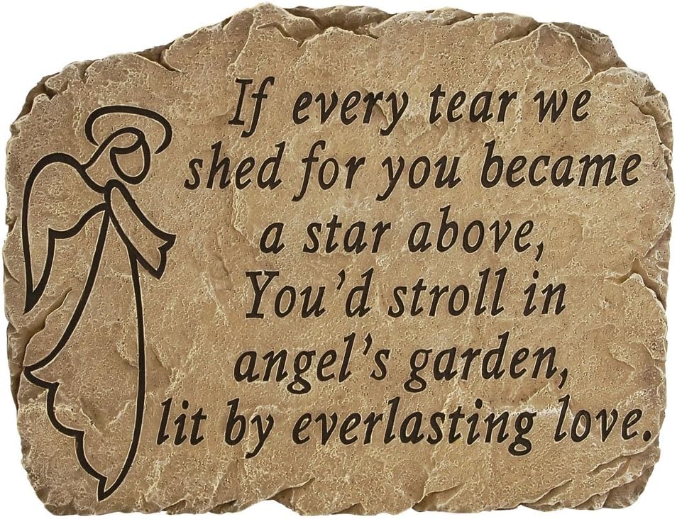 Carson Home Accents Angel'S Garden Remembrance Stone Color Metallic