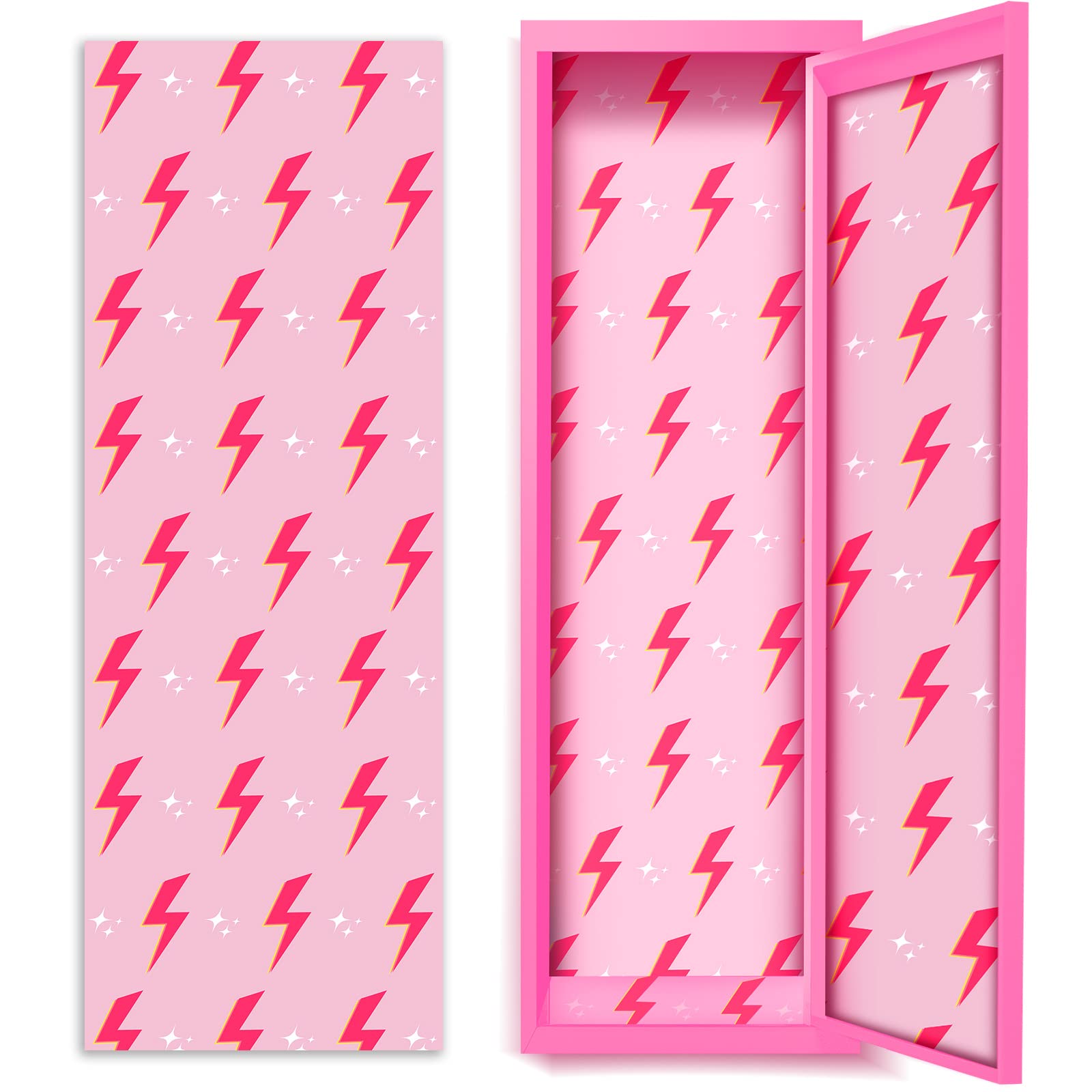 Papier peint magnétique pour casier d'école feuilles amovibles déco fille garçon