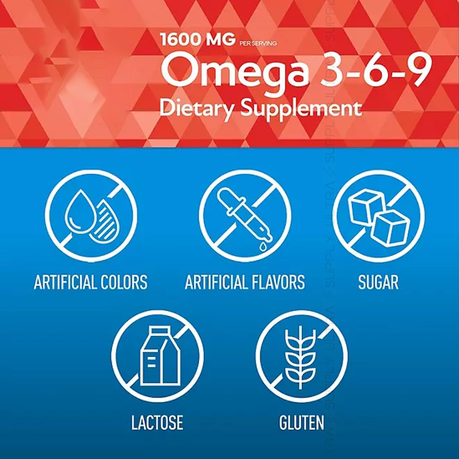 Omega 3-6-9 Dietary Supplement (325 ct.) - Promote Visual Function and Eye Health - Support Heart, Cardiovascular Health, Healthy Skin, Hair and Overall Health (Omega 3-6-9)