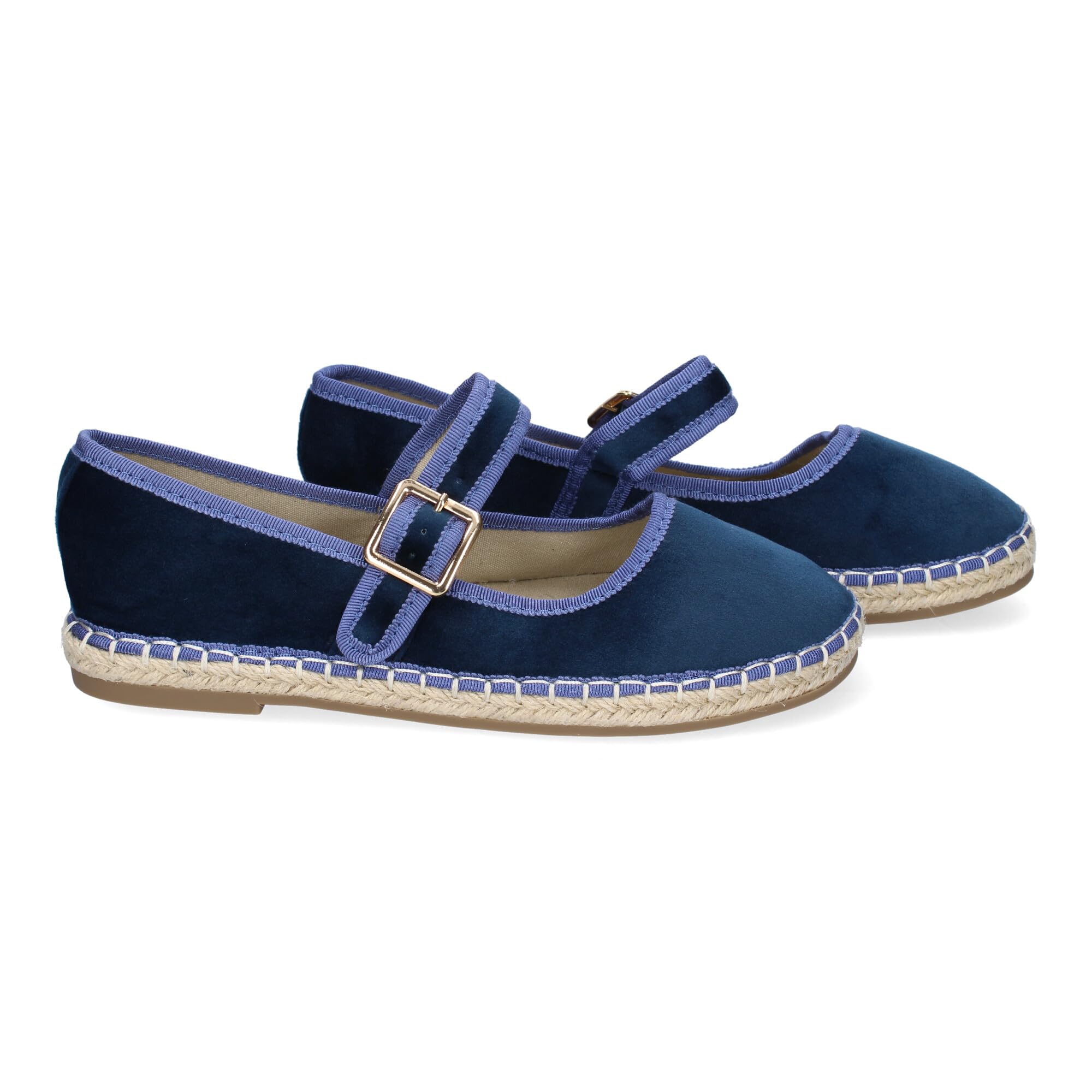 shoes&blues.es Bailarina Alpargata de Mujer con Yute, Comodas, Diseno Moderno y Cierre de Hebilla para un Ajuste Comodo, Ideales para Primavera-Verano.